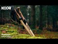 KOOR Wanderstock Carbon Castoor Weiss