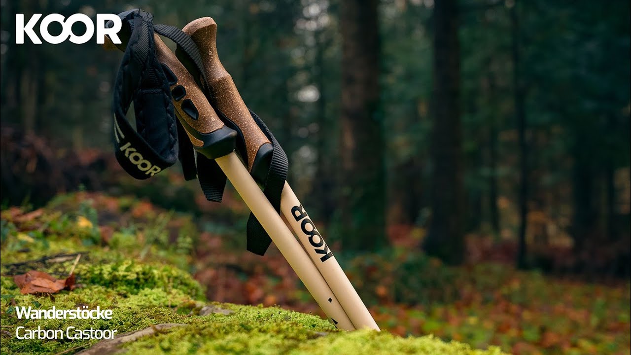 KOOR Wanderstock Carbon Castoor Weiss