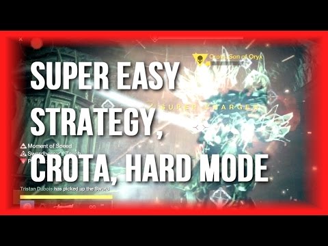 Destiny - Easy Crota Strategy on Hard! (Lots of Wiggle Room)
