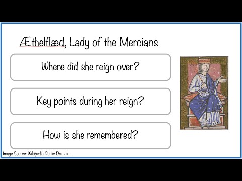 Children's History Podcast Episode 3 - Part 3. Æthelflæd of Mercia