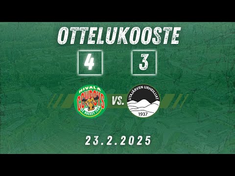 Cowboys - UU Ottelukooste 23.2.2025