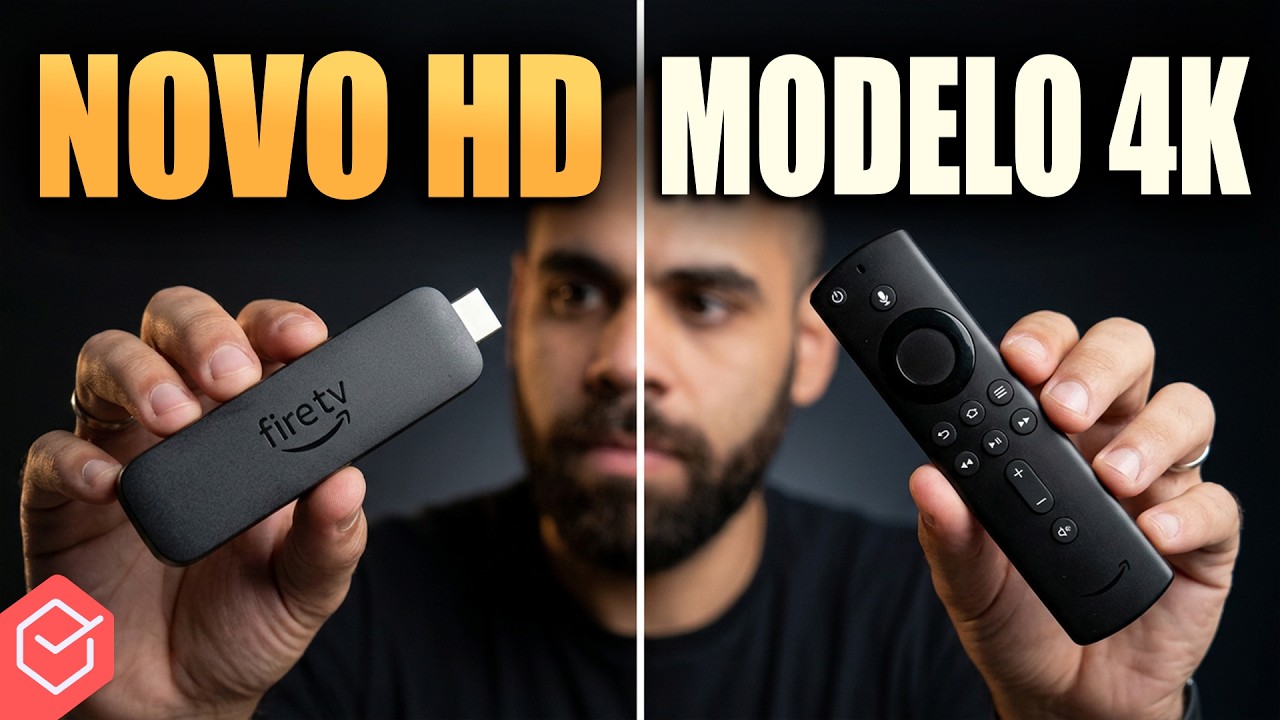 Miniatura da avaliação em vídeo de Amazon Fire TV Stick HD com Controle por Voz Alexa Preto