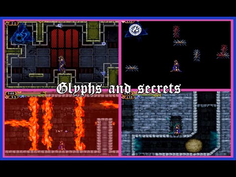 Glifos y puzzles secretos / Puzzle glyphs and secrets - Castlevania Order of Ecclesia.