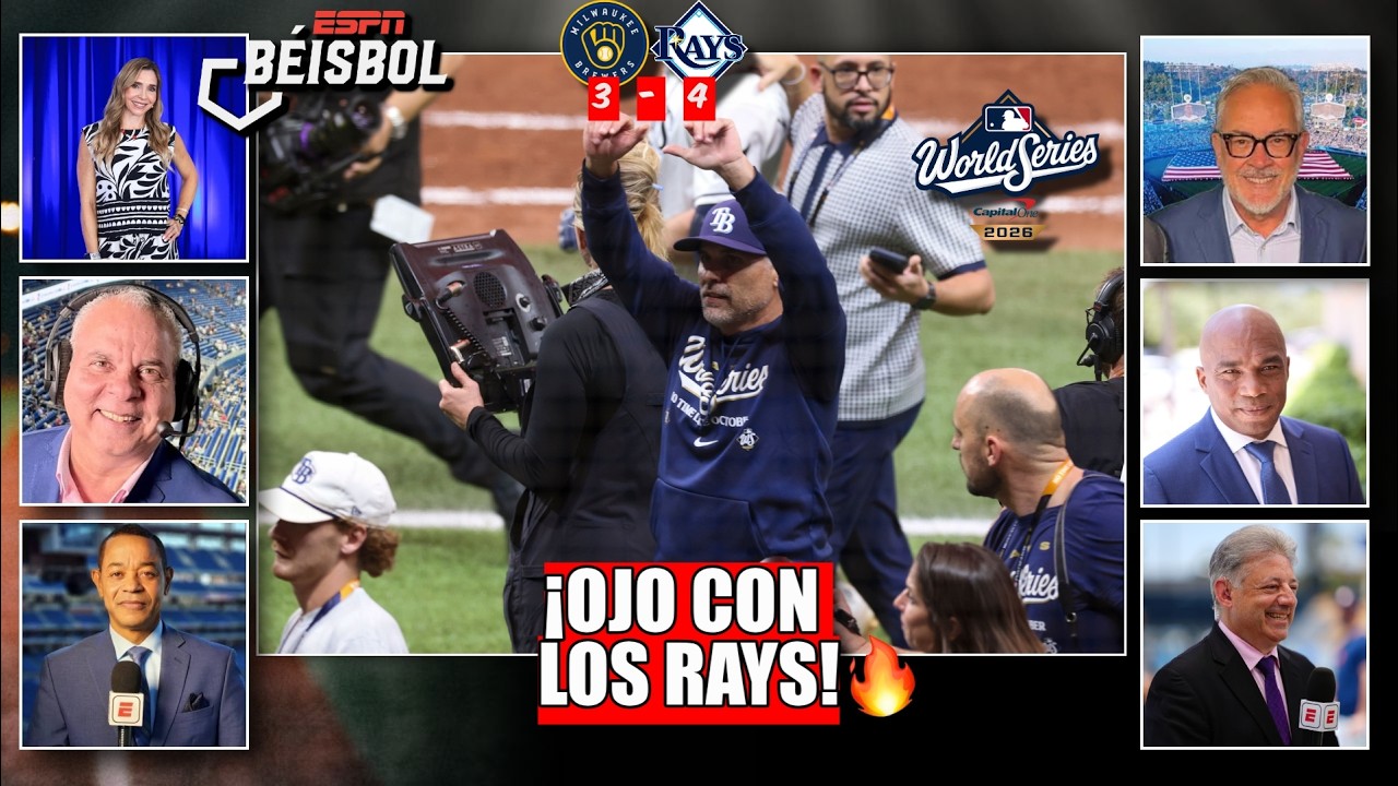 ¡CUIDADO con los RAYS! TAMPA BAY tiene el IMPULSO para DARLE VUELTA a la SERIE | ESPN Beisbol