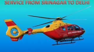 Low-Cost Air Ambulance Services from Srinagar to Delhi by Hifly ICU