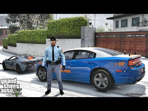 GTA 5 MOD LSPDFR 692 - GSP PATROL!! (GTA 5 REAL LIFE PC MOD)