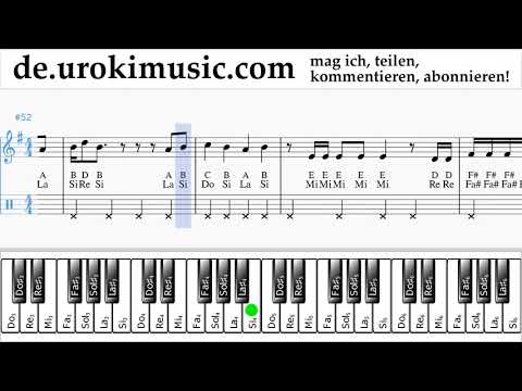 Klavierunterricht (rechte Hand) LSD - Thunderclouds ft. Sia, Diplo, Labrinth Noten Lernen um-i995