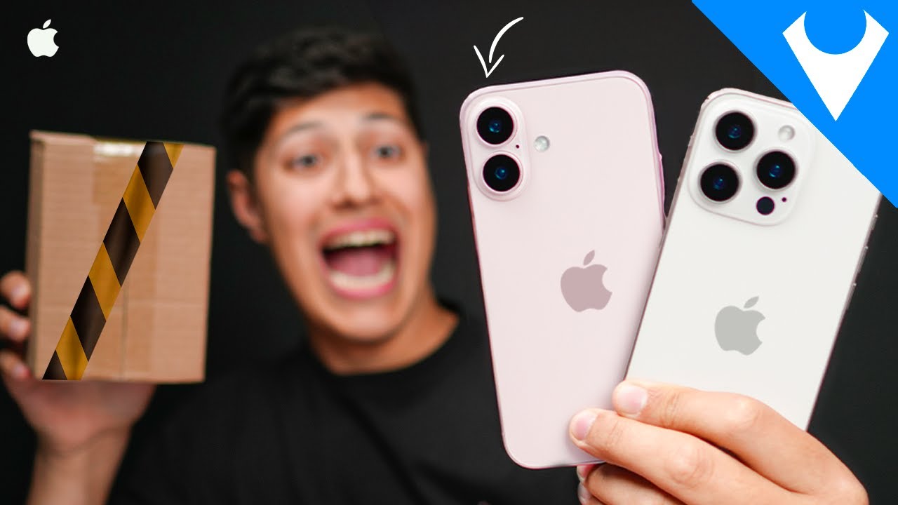 RECEBI O IPHONE 16 e 16 PRO MAX!