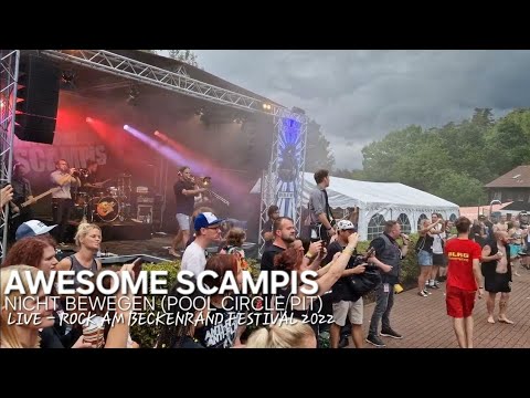 AWESOME SCAMPIS - NICHT BEWEGEN + Circle Pit im Pool (Rock am Beckenrand Festival 2022)