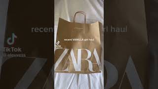 Zara haul vanilla girl #aesthetic #summer #vanilla #fashion #viral #fypシ #fyp #1k