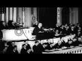 US President Franklin Roosevelt State of the Union address to 77th Congress, know...HD Stock Footage