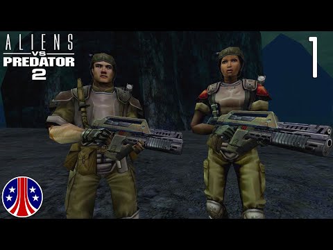 Let's Play Aliens VS Predator 2 Ep.01 Another Bug Hunt
