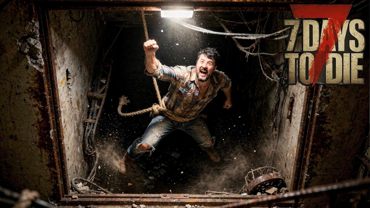 Cómo hacer un ascensor funcional sin mods | 7 DAYS TO DIE  EP.75