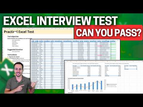 How to Pass an Excel Test for a Job Interview (Step by Step)
