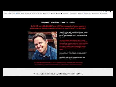 How to Learn to Play the Piano - the FUN Way - Introducing the Cool Songs Series for Piano Students