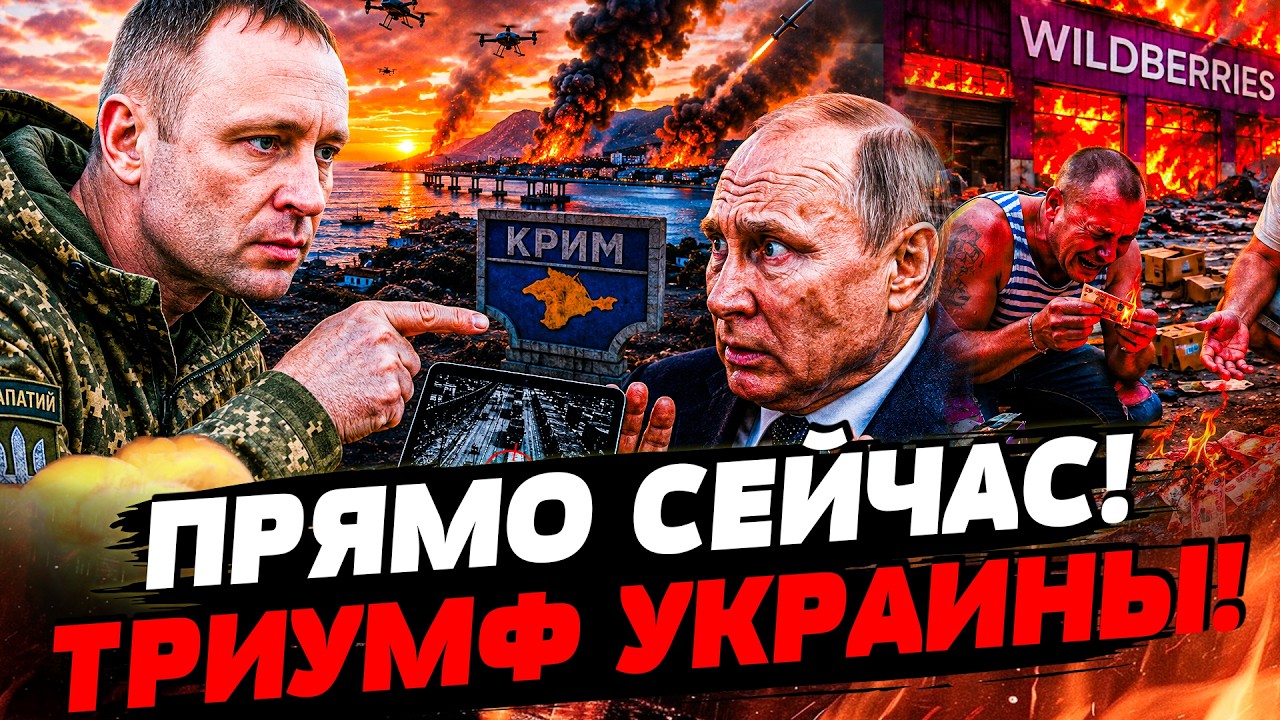 💥СЕЙЧАС! РУССКИЕ СКУЛЯТ В ОТЧАЯНИИ! ДРАПАТЫЙ ДОБРАЛСЯ ДАЖЕ ТУДА! КРЫМ - В МЕС