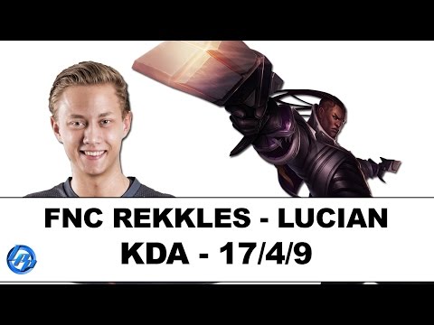 FNC Rekkles - Lucian vs Sivir - EUW SoloQ