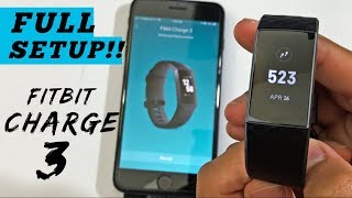 How to FULLY SETUP Fitbit Charge 3