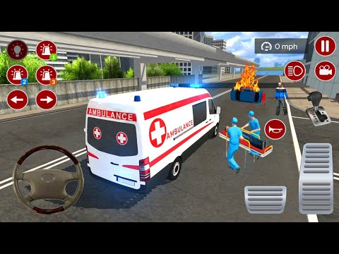 American Emergency Ambulance Van Driving Simulator - Android Gameplay