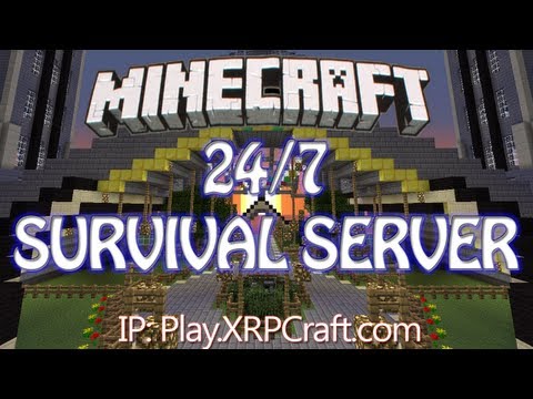 24/7 MineCraft RP 1.8 Server - XRPCraft (No Whitelist) - Survival, McMMO, Factions, Economy, fun!