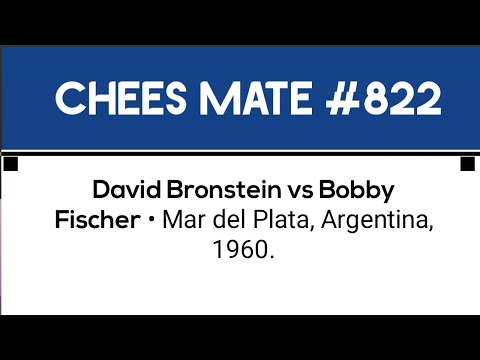 David Bronstein vs Bobby Fischer • Mar del Plata, Argentina, 1960.