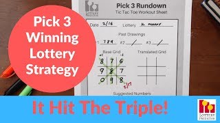 Lottery Strategy Wins With Pick 3 Triple! Illinois Lottery Won With 888!