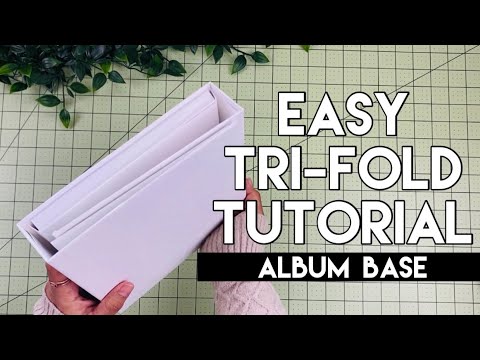 EASY TRI-FOLD ALBUM TUTORIAL | Making the Base