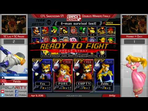 CFL Smackdown 171 Melee - Lad + Krudo vs Harriet + Oaty - Doubles Winners Finals