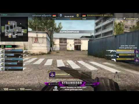 [GER/ENG] CS:GO 5on5 Major League Winter 2016 Europe / nVision eSportz vs. BANHAMMER MAJOR (Part 1)