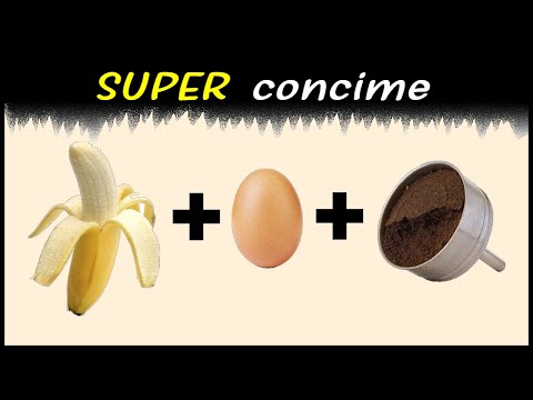 , title : 'CONCIME SUPER con banana, uovo e caffè'