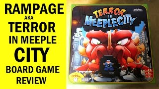 Rampage aka Terror In Meeple City Board Game Review & Runthrough
