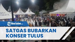Panitia Tak Punya Izin, Konser Tulus Dibubarkan Satgas Covid-19, Penonton Minta Ganti Kerugian
