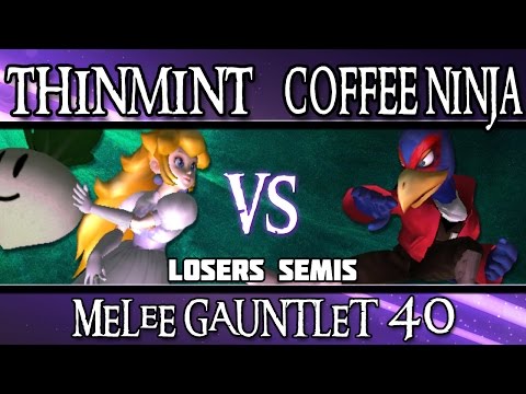 Melee Gauntlet 40 - Thinmint (Peach) vs. Coffee Ninja (Falco) - LOSERS SEMIS