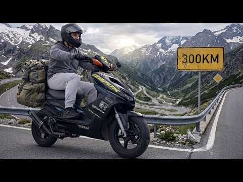 Sobreviví 300KM en una moto de 49CC