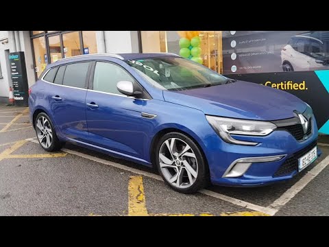 182KE375 - 2018 Renault Megane SPORT TOURER GT NAV TCE 25,495