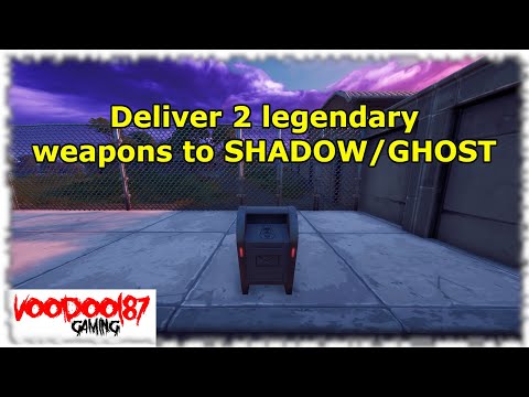 Fortnite - Deliver 2 legendary weapons to SHADOW/GHOST dropboxes