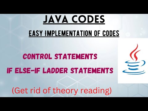 If Else If Ladder Statements Java Program