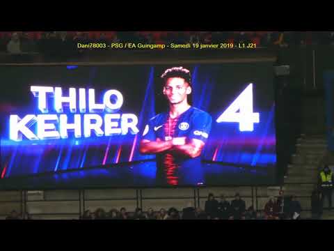 PSG / EA Guingamp 19.01.2019 : 9-0 (L1 J21) 2/5 : Composition du PSG