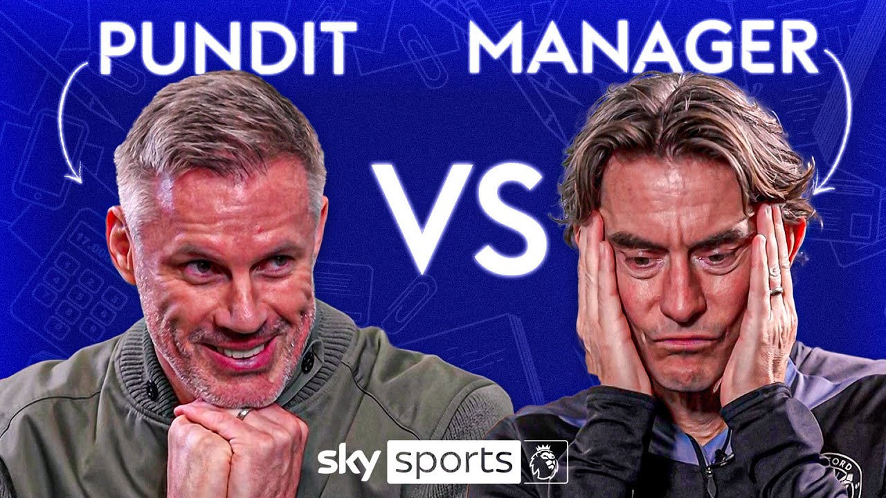 JAMIE CARRAGHER vs THOMAS FRANK | ULTIMATE FOOTBALL QUIZ | Manager vs Pundit 🏆