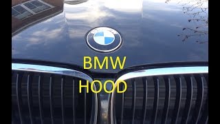 How to open a BMW hood/bonnet yourself easily