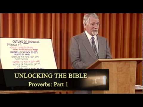 Unlocking the Old Testament Part 33 - Proverbs 1