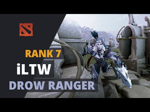 iLTW (Rank 7) plays Drow Ranger Dota 2 Full Game