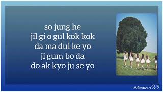 Download lagu GFRIEND Me Gustas Tu easy lyrics mp3