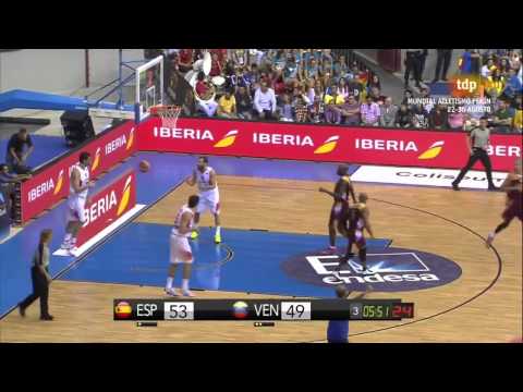 Highlights de Anthony Perez. Venezuela vs España. 18-08-15