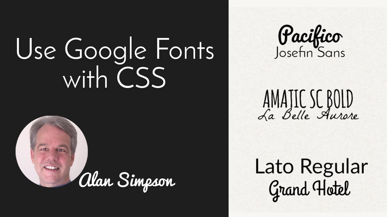 Use Google Fonts with CSS