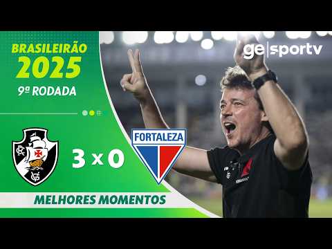 Gols e lances de Vasco da Gama x Fortaleza