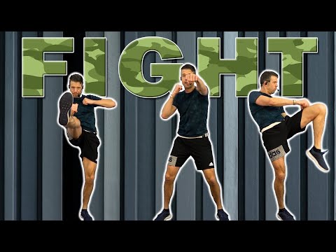 Martial Arts Combat Cardio Class With Great Sound; Let's Move Fight #07