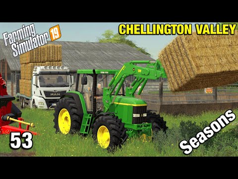 YARD TRACTOR FOR OUR NEW FARM Chellington Valley Timelapse - FS19 Ep 53