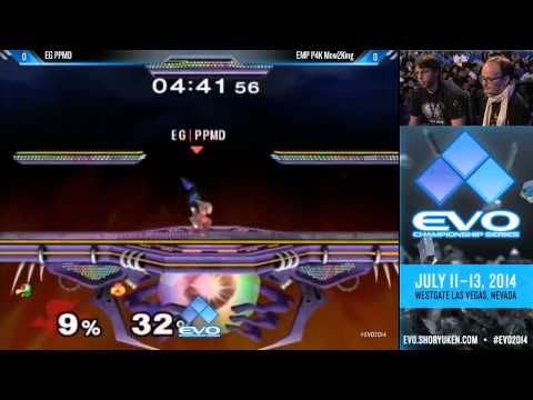 SSBM EVO 2014: Losers Quarterfinal - EG PPMD vs. EMP P4K Mew2King