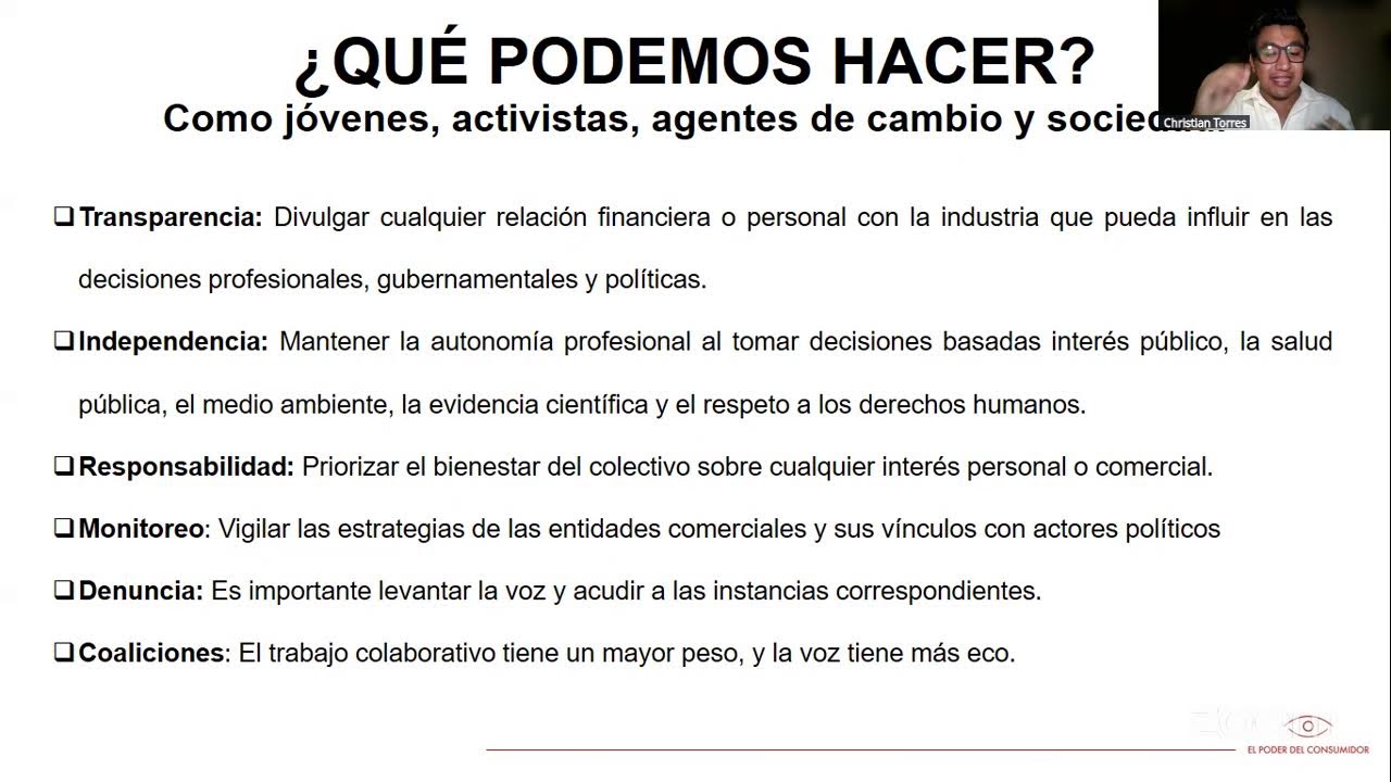 FixMyFood | Formación Virtual | ¿Quién decide por ti?